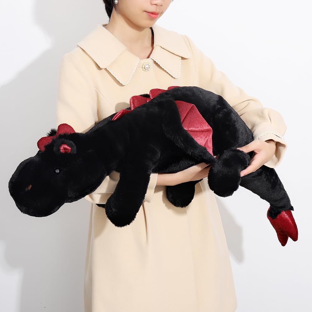 Leahaoe Weighted Dragon Stuffed Animal 43.3" | 10 Lb Plush for Kids & Adults, Calming Dragon Toy