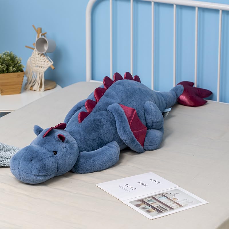 Leahaoe Weighted Dragon Stuffed Animal 43.3 in | 12 lb Large Plush for Kids & Adults