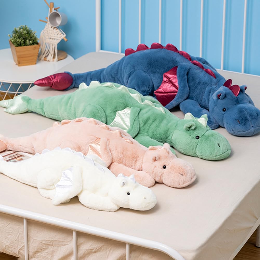 Leahaoe Weighted Dragon Stuffed Animal 43.3 in | 12 lb Large Plush for Kids & Adults