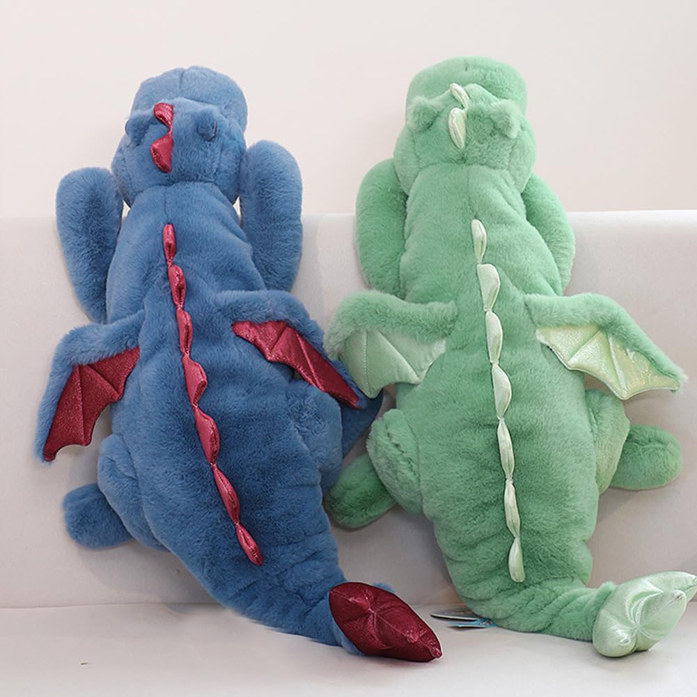 Leahaoe Weighted Dragon Plush 27.5-Inch — Soft, Durable, Calming Cuddle Toy