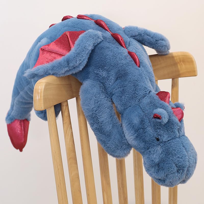 Leahaoe Weighted Dragon Stuffed Animal 43.3 in | 12 lb Large Plush for Kids & Adults