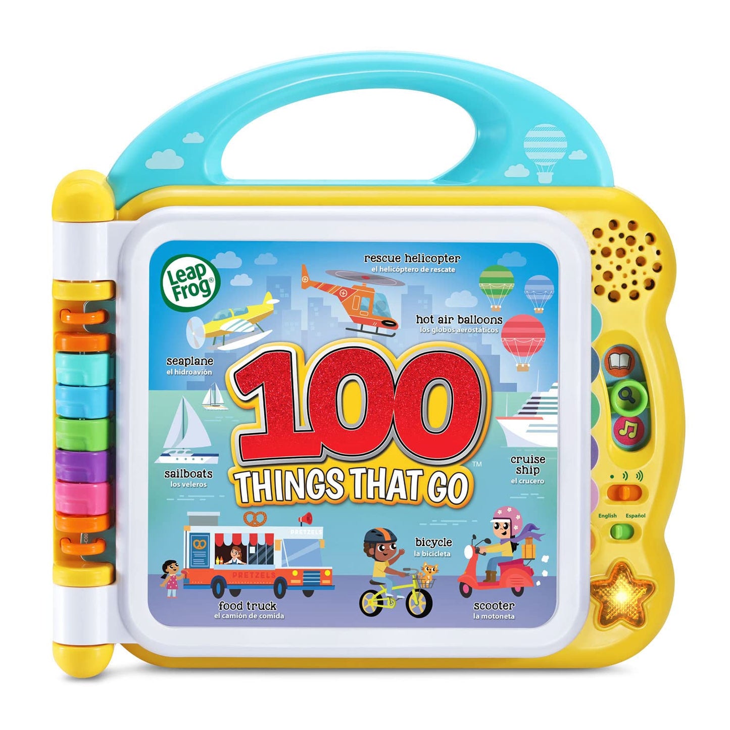 LeapFrog 100 Things That Go — Bilingual Interactive Book for Toddlers