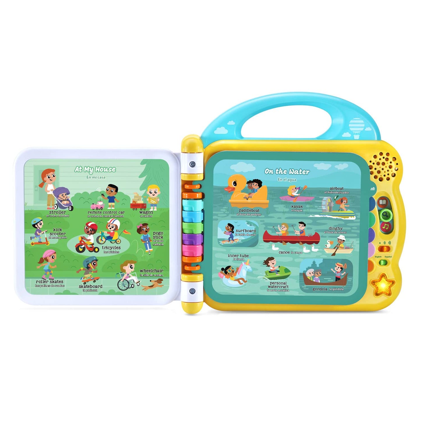 LeapFrog 100 Things That Go — Bilingual Interactive Book for Toddlers