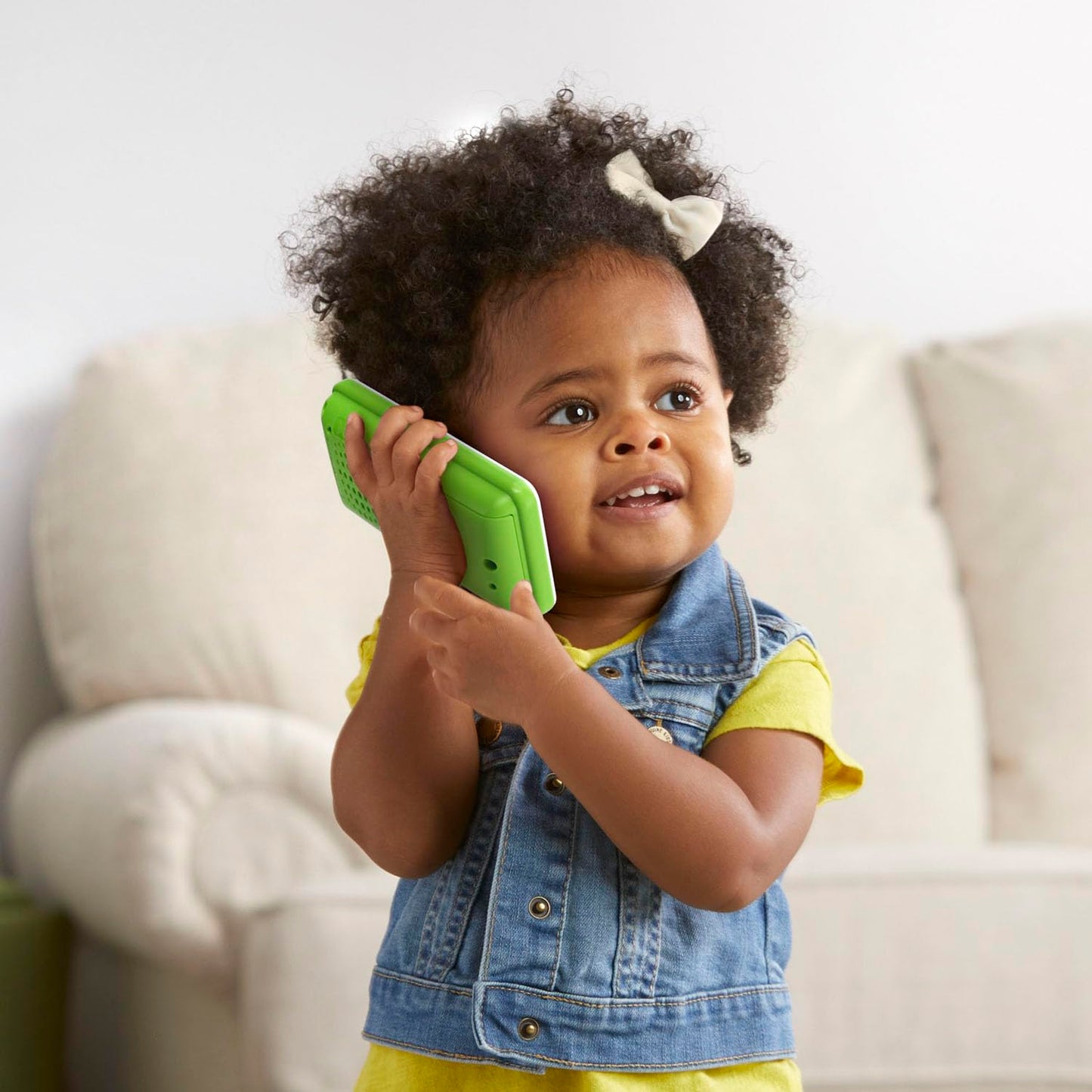 LeapFrog Chat & Count Emoji Phone, Green – Toddler Pretend Play Smartphone
