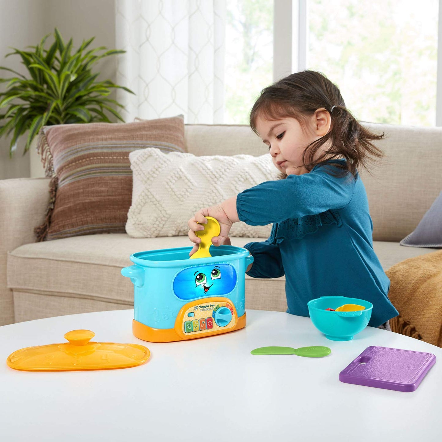 LeapFrog Choppin’ Fun Learning Pot – Orange | Pretend Play Kitchen Toy