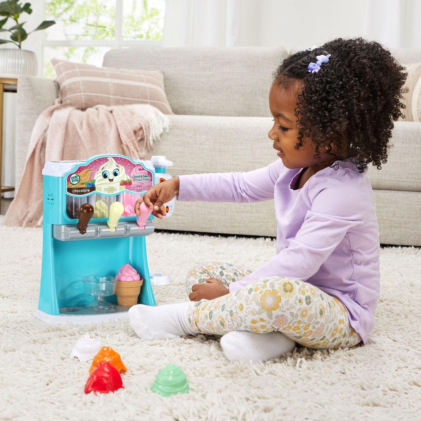 LeapFrog Count and Swirl Ice Cream Maker Playset – Counting Fun for Kids 2+