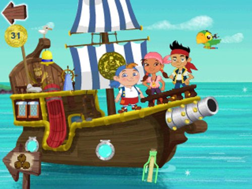 LeapFrog Explorer Learning Game: Jake and The Never Land Pirates – Early Math Adventures for Ages 3-5