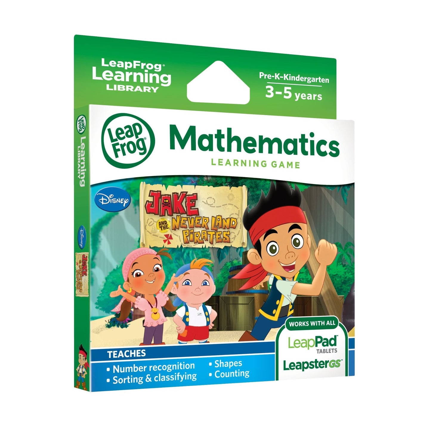 LeapFrog Explorer Learning Game: Jake and The Never Land Pirates – Early Math Adventures for Ages 3-5