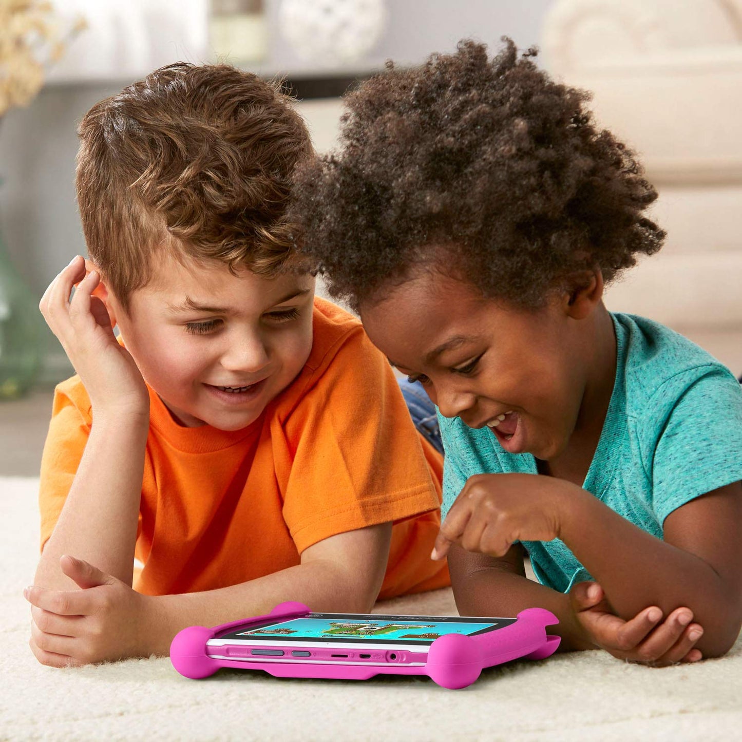 LeapFrog LeapPad Academy Pink – 7-inch Kids Learning Tablet with 20 Educational Apps (Ages 3–8)