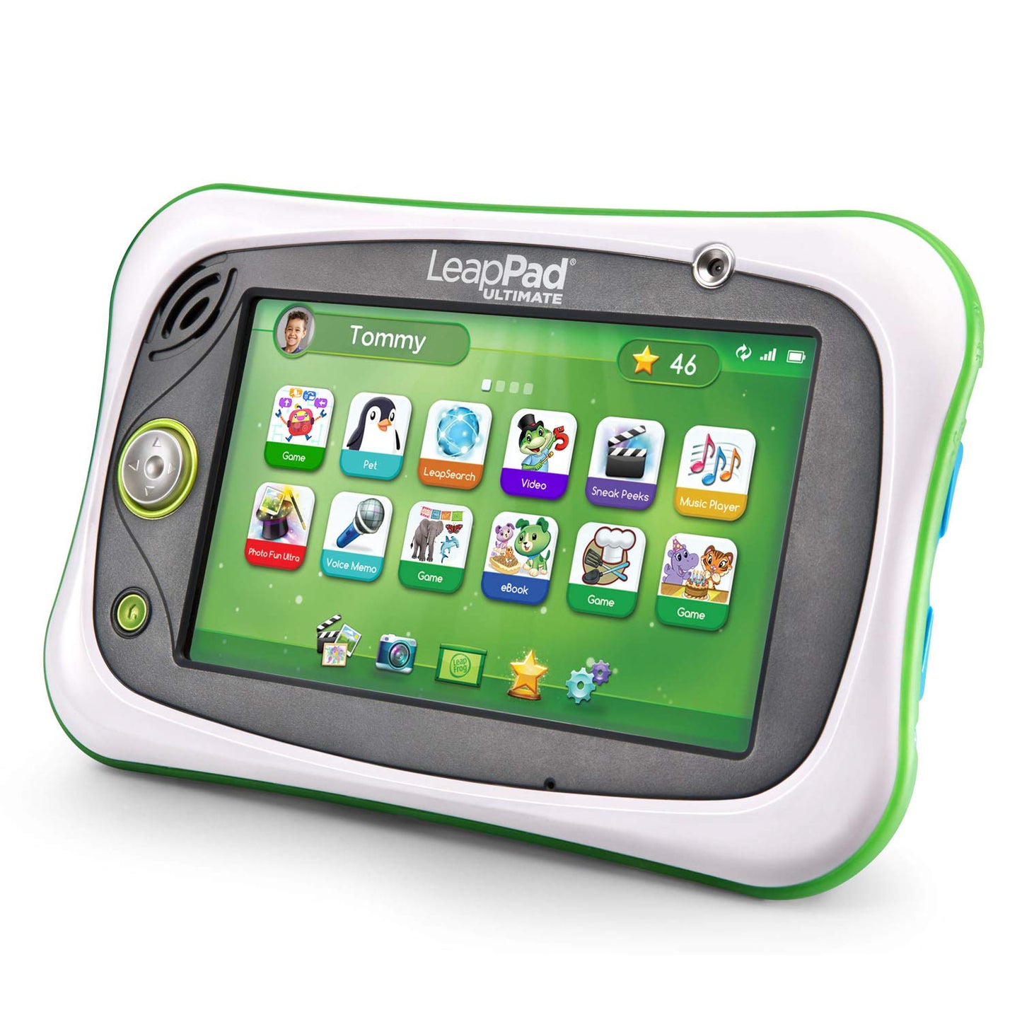 LeapFrog LeapPad Ultimate Ready for School Tablet – Green | Adaptive Learning & Safe Browser
