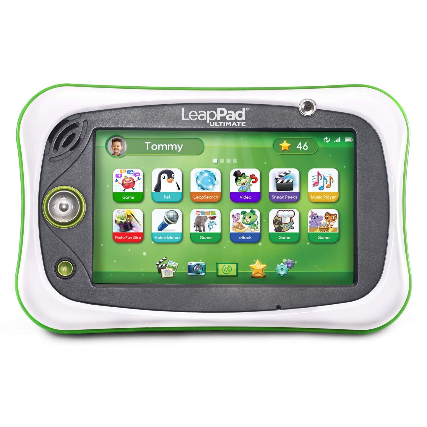 LeapFrog LeapPad Ultimate Ready for School Tablet – Green | Adaptive Learning & Safe Browser