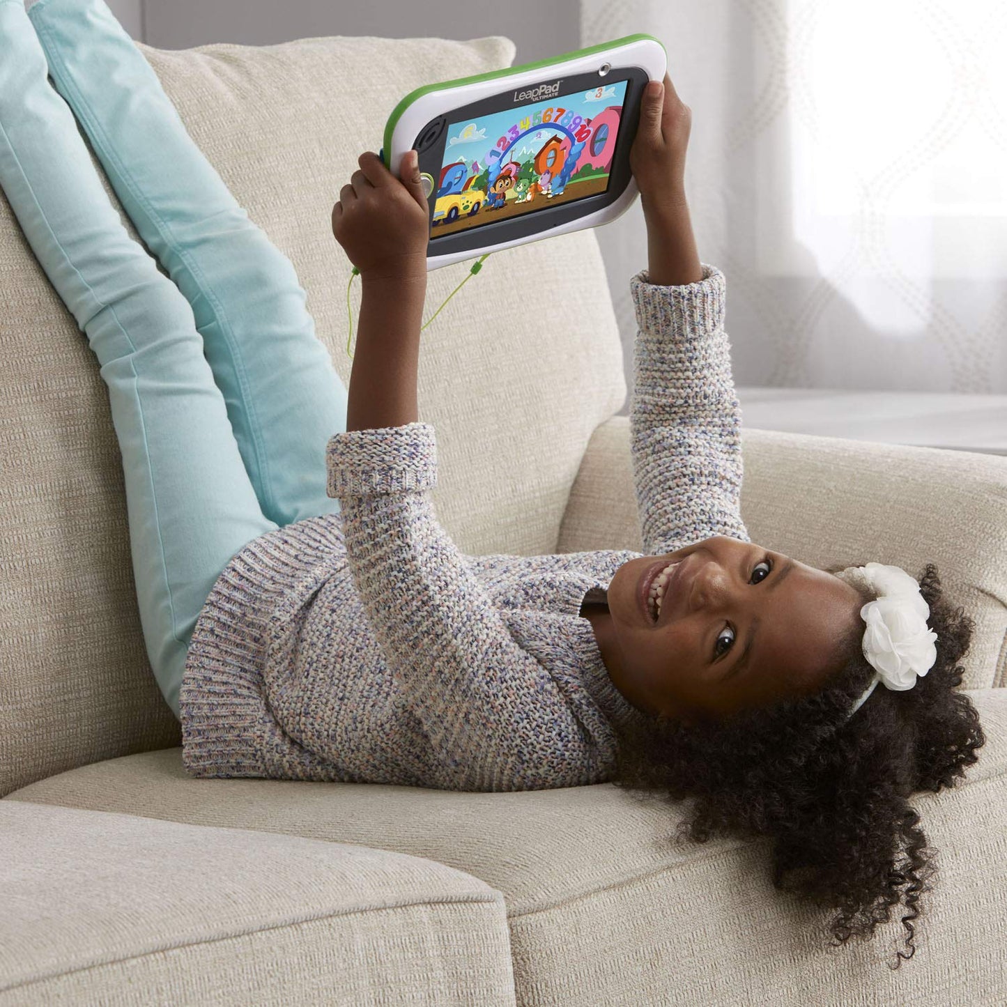 LeapFrog LeapPad Ultimate Ready for School Tablet – Green | Adaptive Learning & Safe Browser