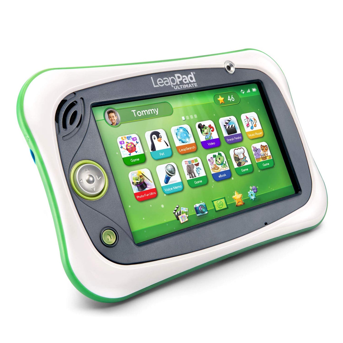 LeapFrog LeapPad Ultimate Ready for School Tablet – Green | Adaptive Learning & Safe Browser