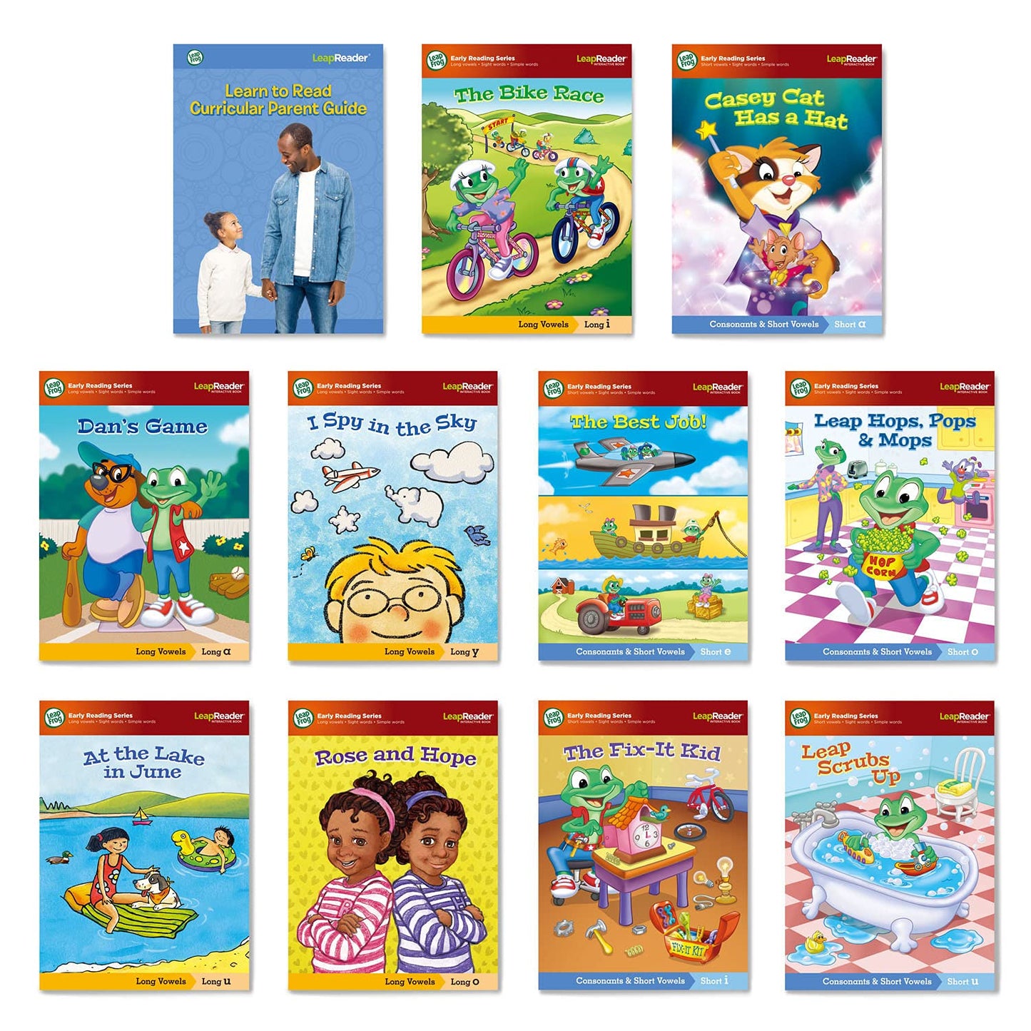 LeapFrog LeapReader System – 10-Book Mega Bundle for Ages 4-8 | Learn to Read