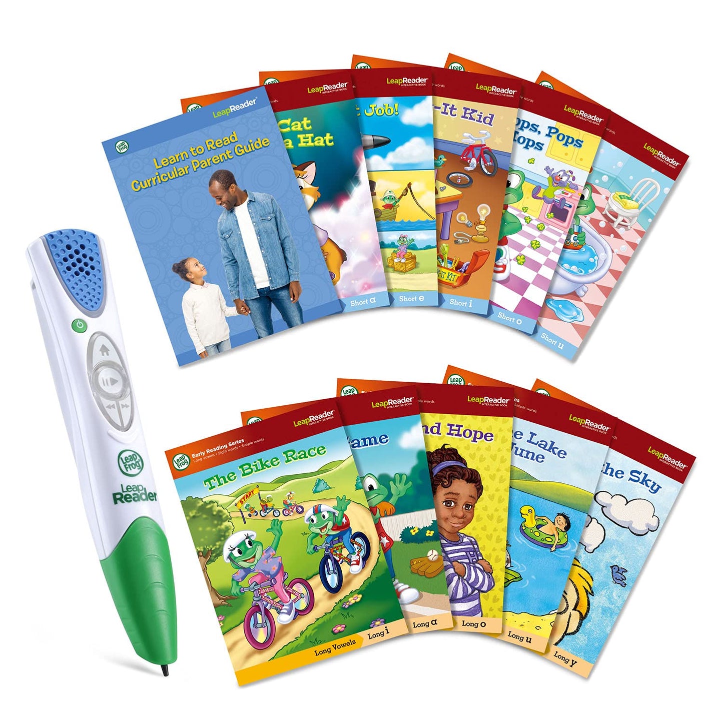 LeapFrog LeapReader System – 10-Book Mega Bundle for Ages 4-8 | Learn to Read