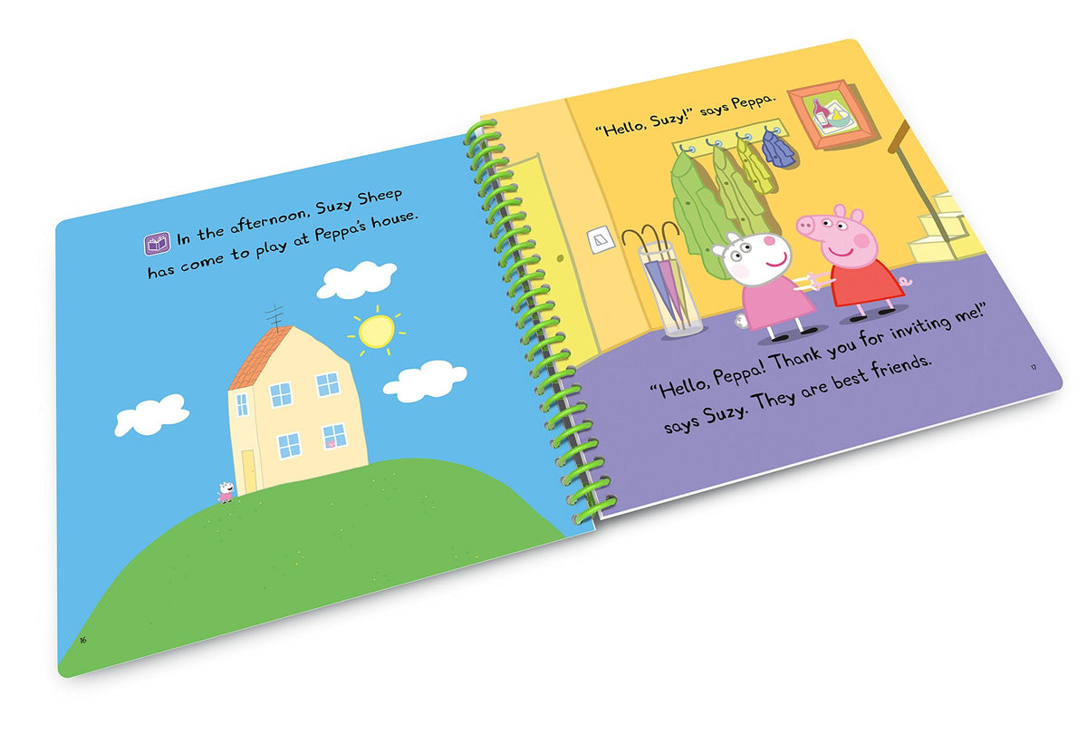LeapFrog LeapStart 3D Peppa Pig Playing Together Book, Level 1 – Interactive Learning for Ages 2–5
