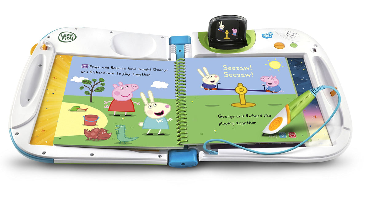 LeapFrog LeapStart 3D Peppa Pig Playing Together Book, Level 1 – Interactive Learning for Ages 2–5