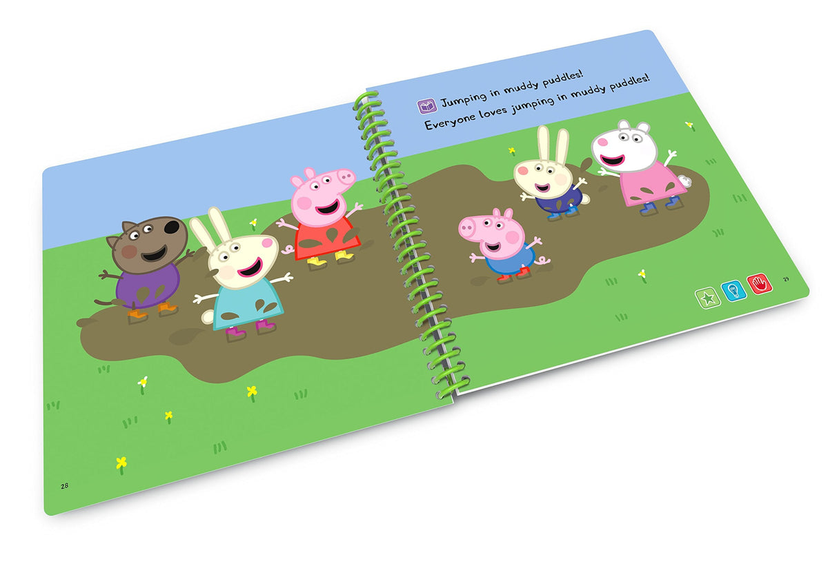 LeapFrog LeapStart 3D Peppa Pig Playing Together Book, Level 1 – Interactive Learning for Ages 2–5