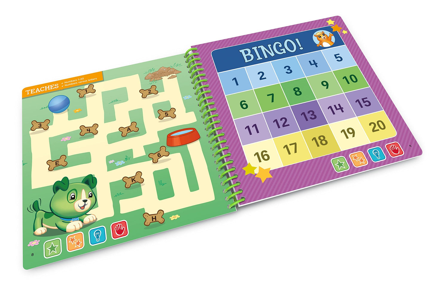 LeapFrog LeapStart 3D Scout and Friends Math Book – Interactive Early Math for Ages 2-5
