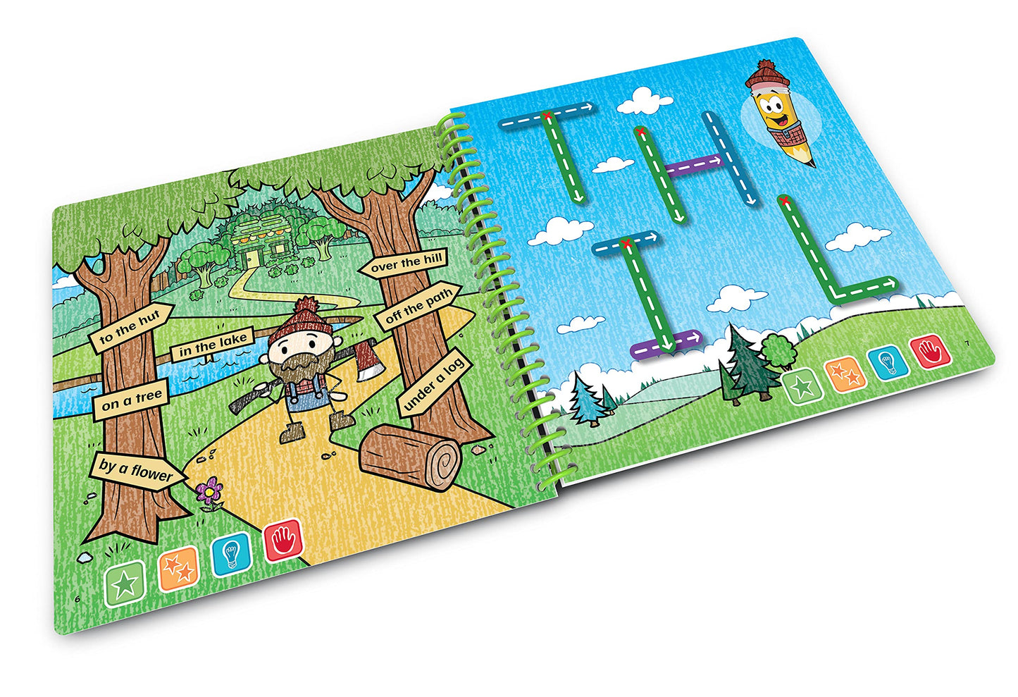 LeapFrog LeapStart Read & Write and Communication Skills Activity Book – Level 4 (1st Grade) for Ages 5-7