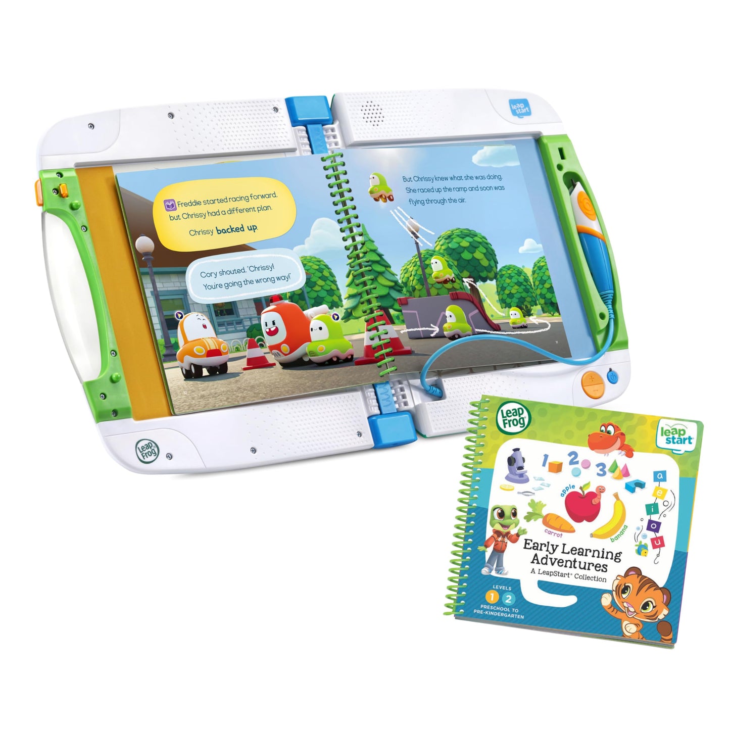 LeapFrog LeapStart Learning Success Bundle, Green – Interactive Early Learning System for 2-5 Year Olds