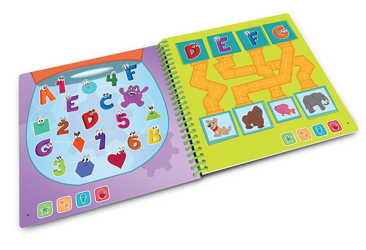 LeapFrog LeapStart Alphabet Adventures & Music Activity Book – Preschool Learning (Ages 2-4)