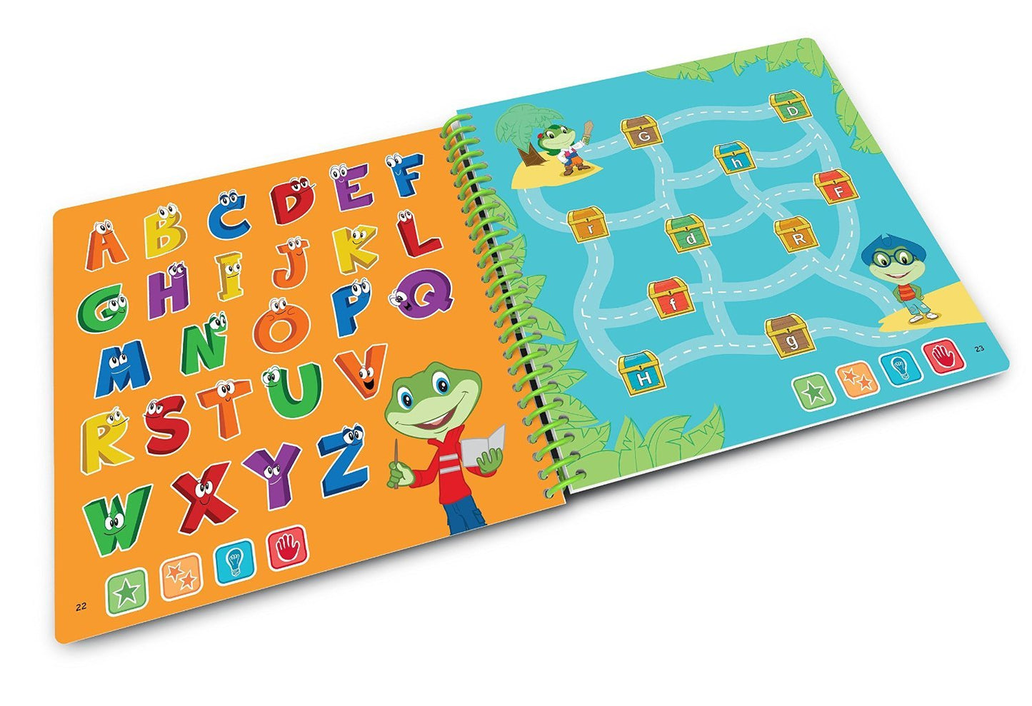 LeapFrog LeapStart Alphabet Adventures & Music Activity Book – Preschool Learning (Ages 2-4)