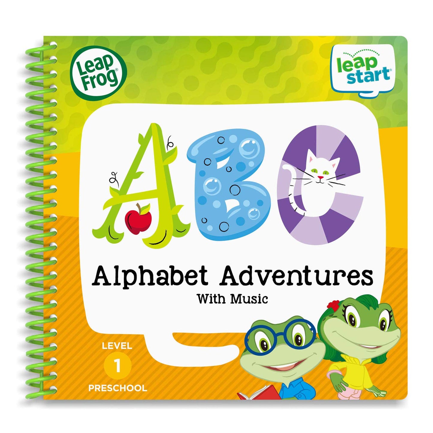 LeapFrog LeapStart Alphabet Adventures & Music Activity Book – Preschool Learning (Ages 2-4)