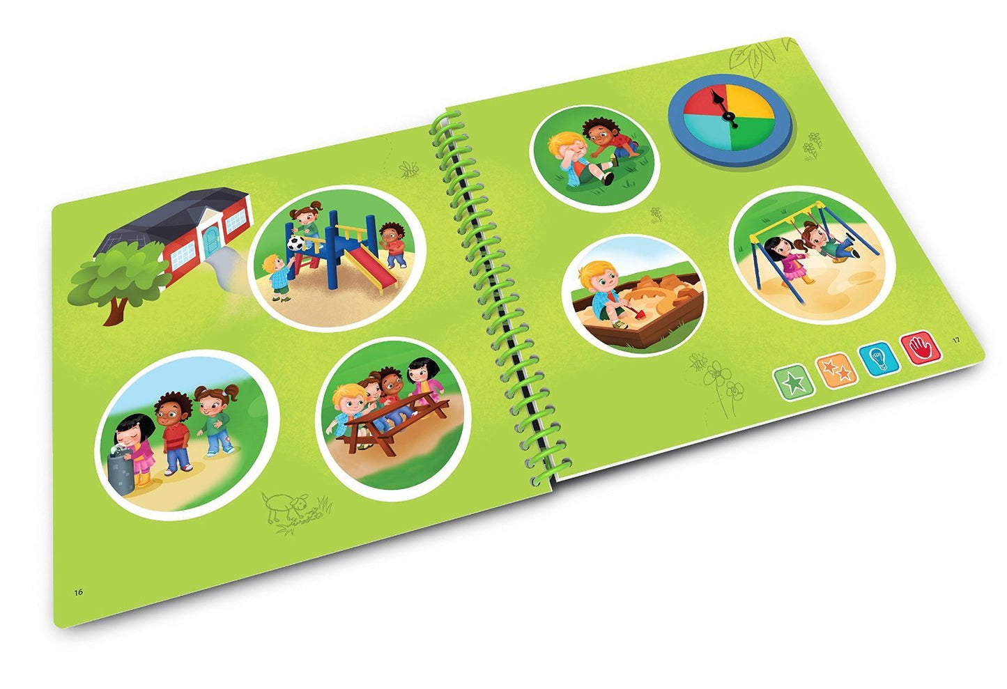 LeapFrog LeapStart First Day of School & Critical Thinking Book – Interactive Pre-K Learning