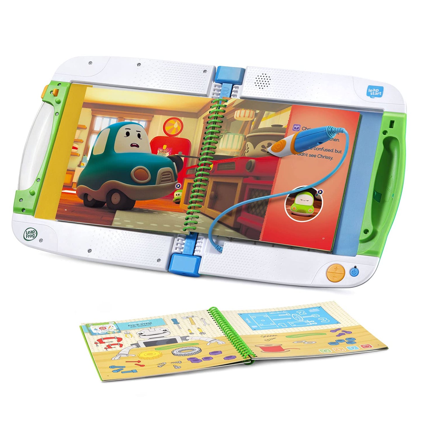LeapFrog LeapStart Learning Success Bundle, Green – Interactive Early Learning System for 2-5 Year Olds