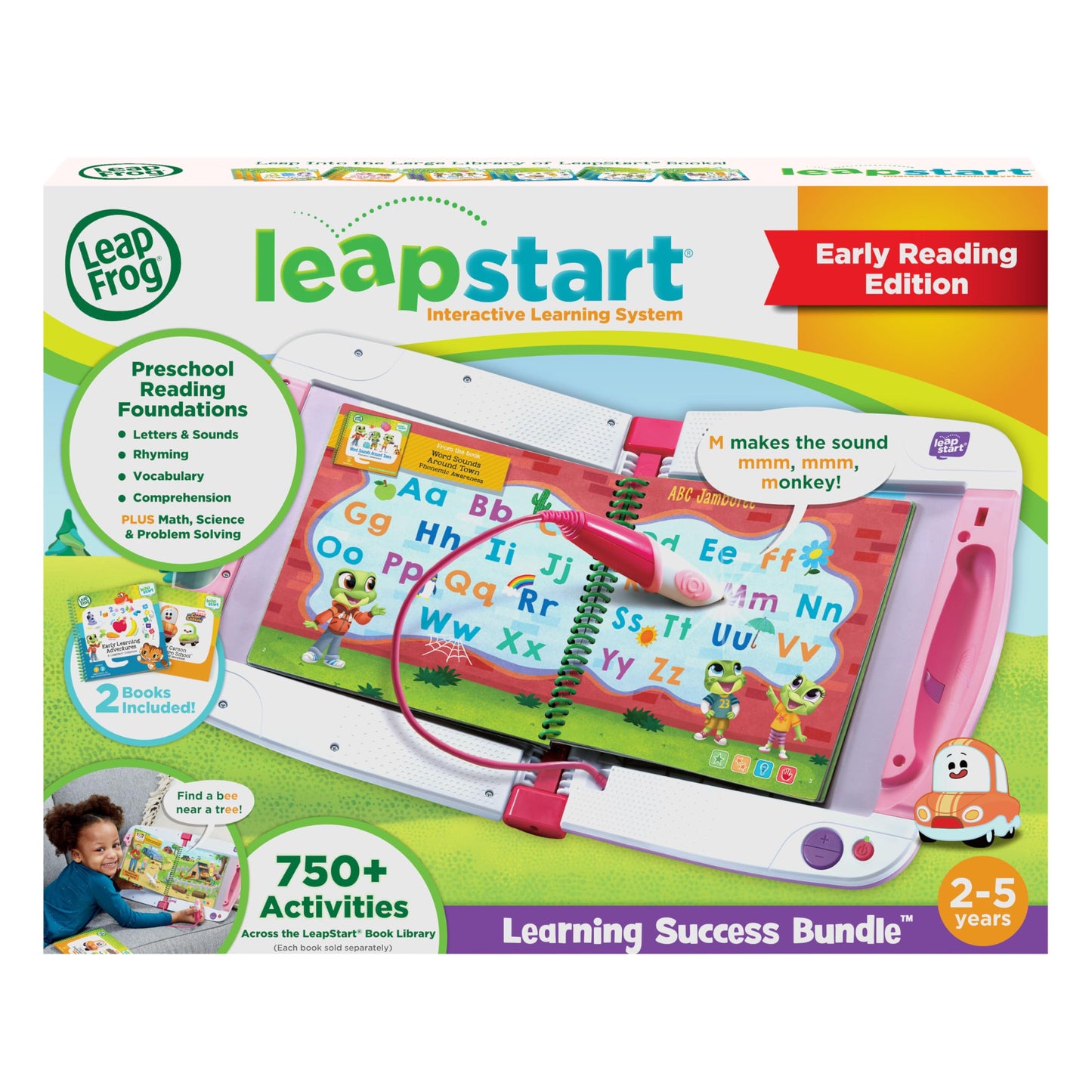 LeapFrog LeapStart Learning Success Bundle Pink | Interactive Early Learning for Ages 2-5