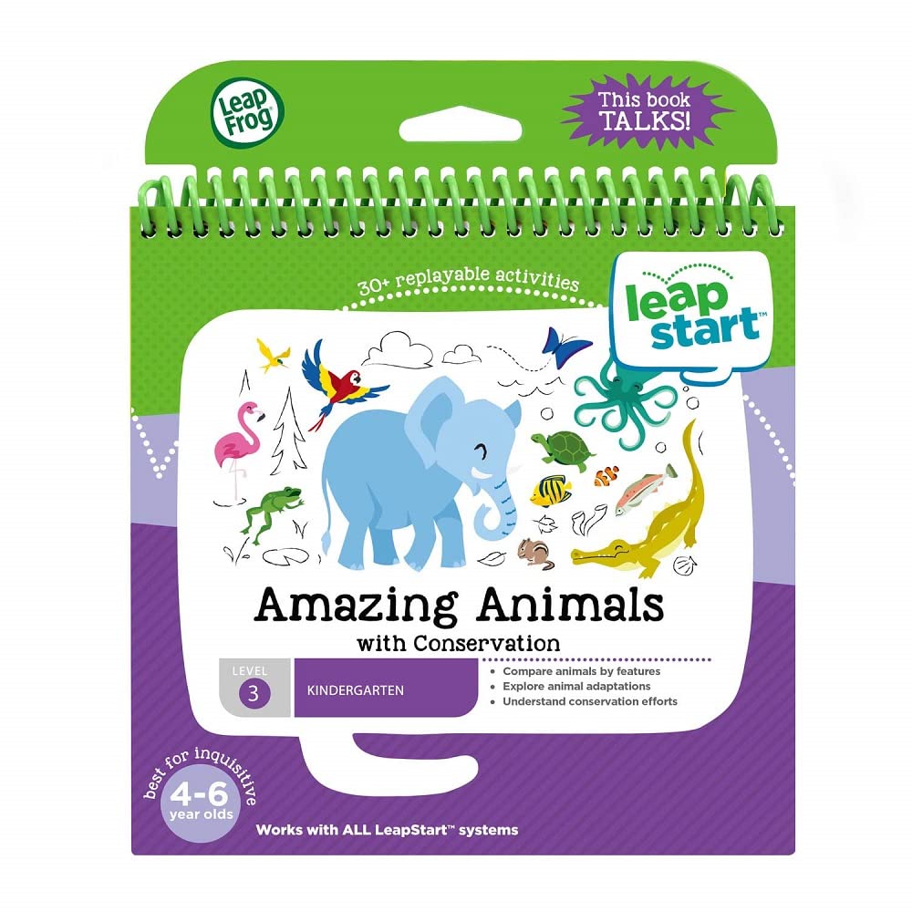 LeapFrog LeapStart Kindergarten Activity Book: Amazing Animals & Conservation