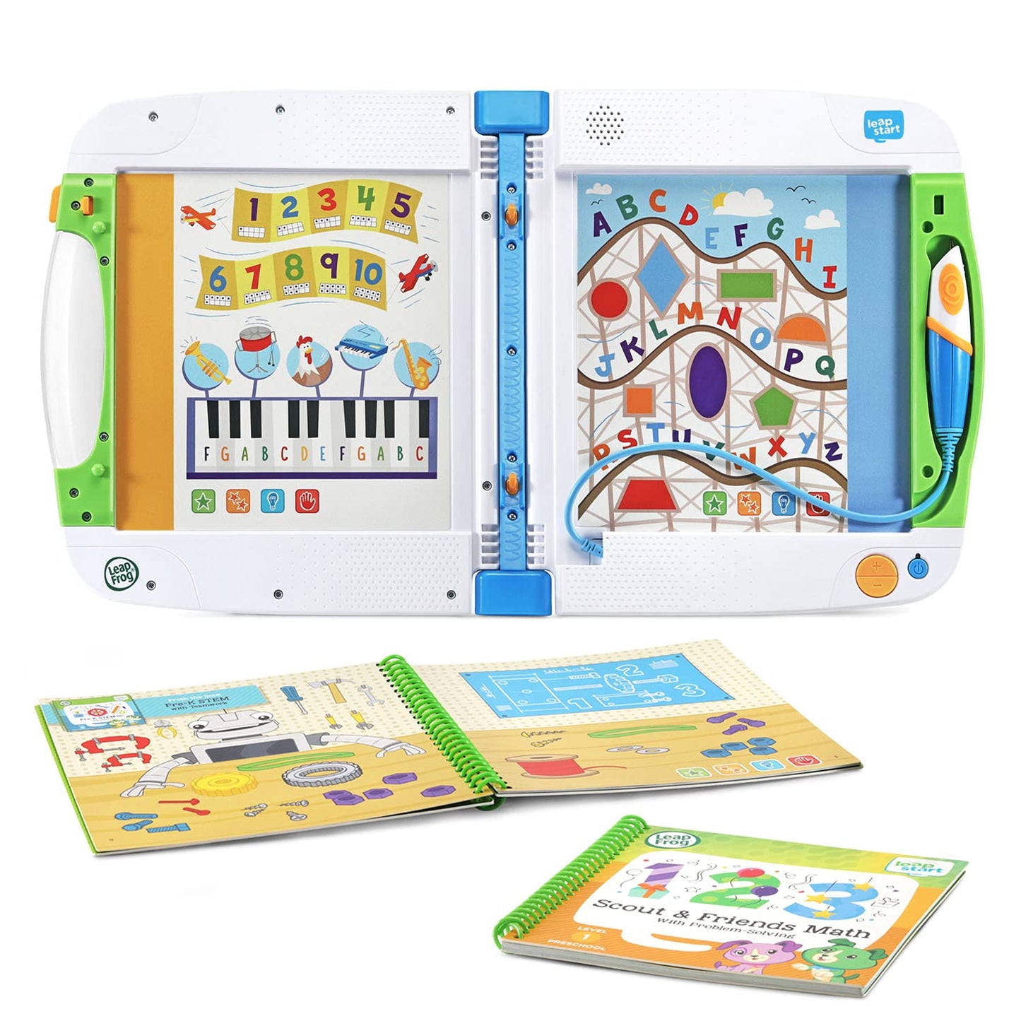 LeapFrog LeapStart Learning Success Bundle, Green – Interactive Early Learning System for 2-5 Year Olds