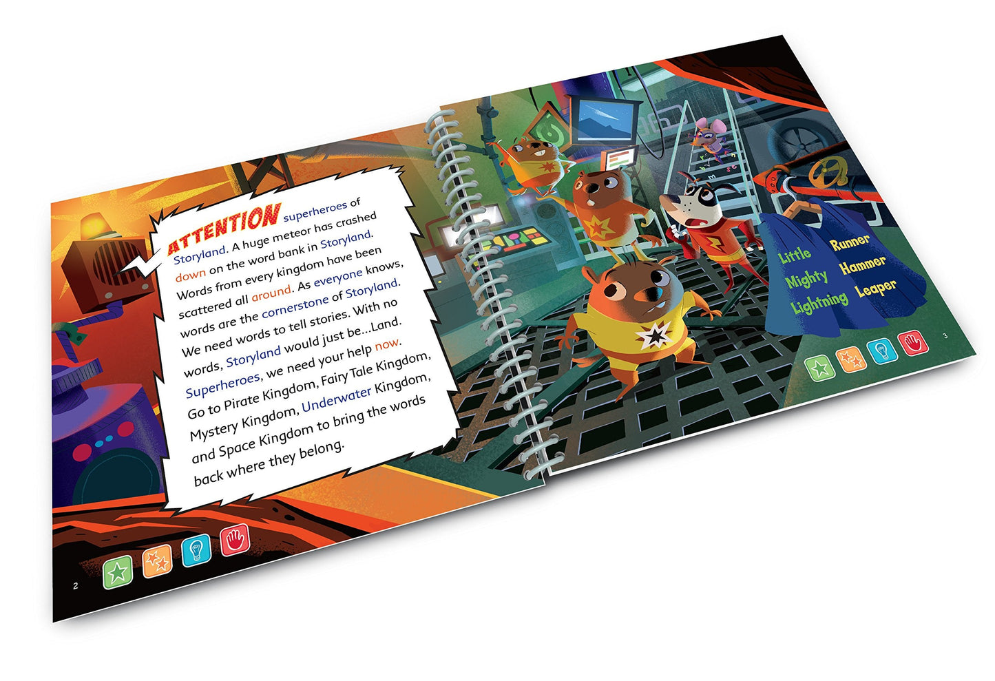 LeapFrog LeapStart 1st Grade Activity Book: Superhero Vocabulary and Communication Skills