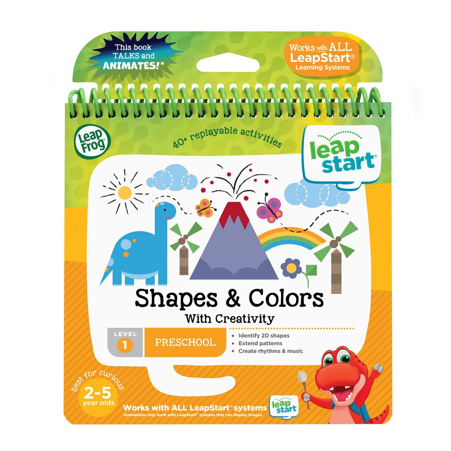 LeapFrog LeapStart Preschool Activity Book: Shapes, Colors & Creativity