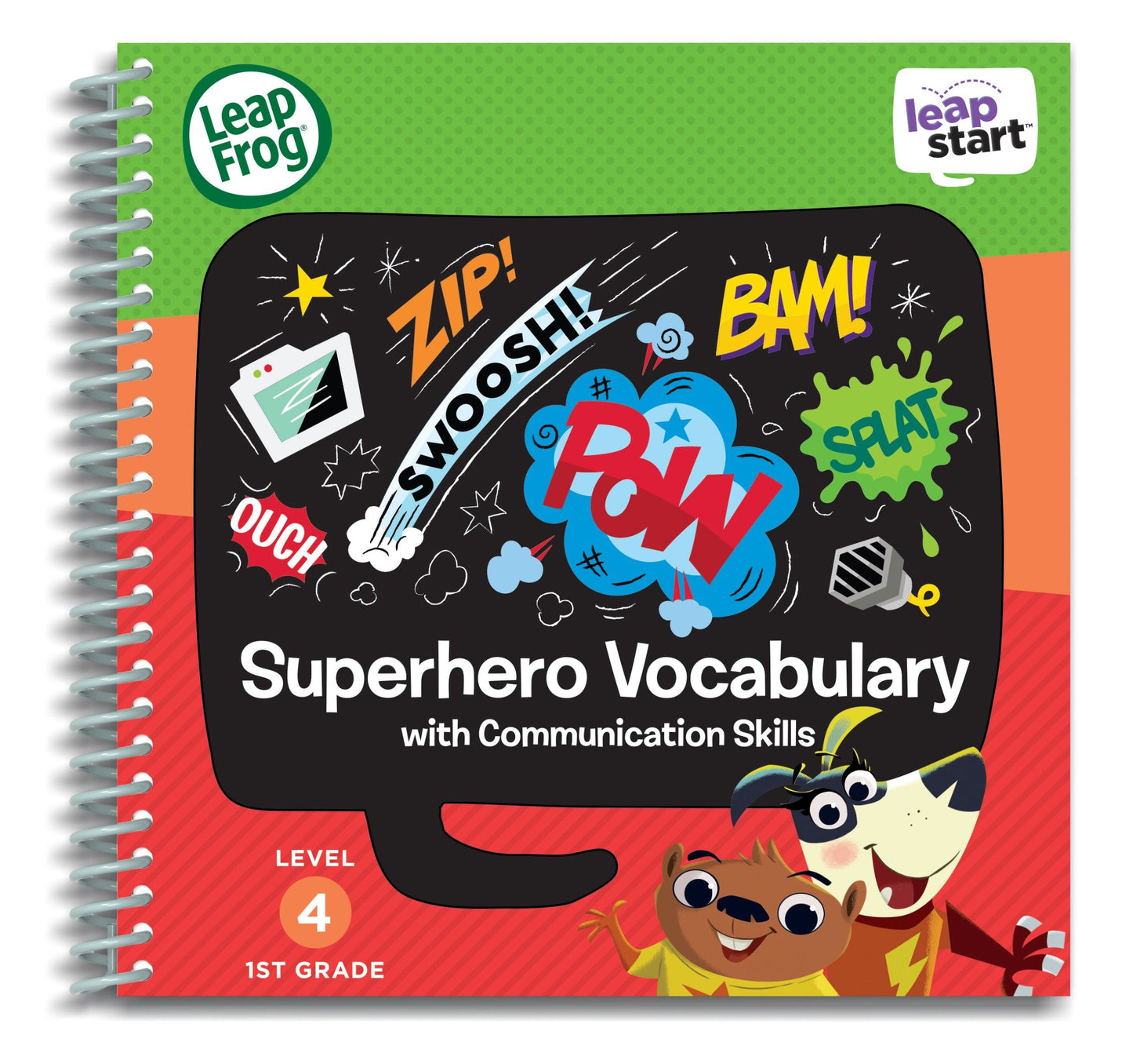 LeapFrog LeapStart 1st Grade Activity Book: Superhero Vocabulary and Communication Skills
