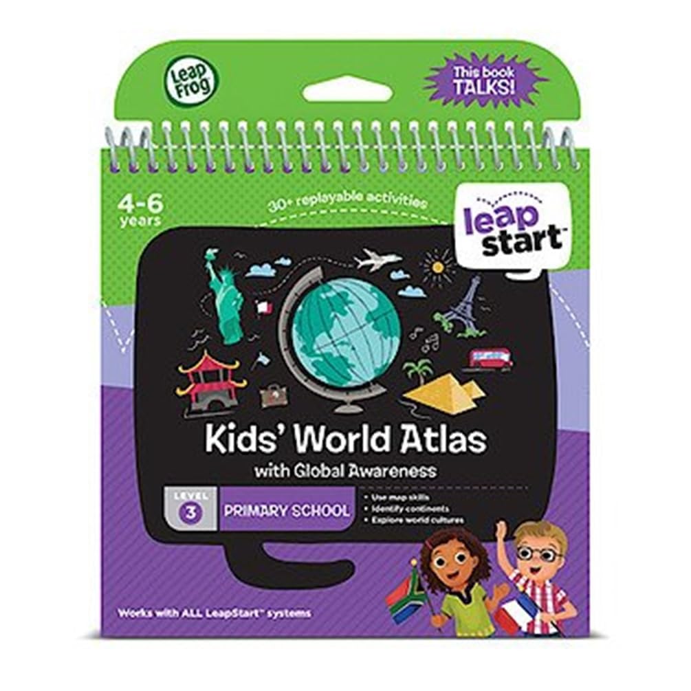LeapFrog LeapStart Kindergarten Activity Book: World Atlas & Global Awareness