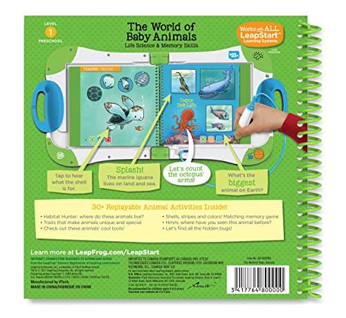 LeapFrog LeapStart The World of Baby Animals Book – Interactive Learning for Kids