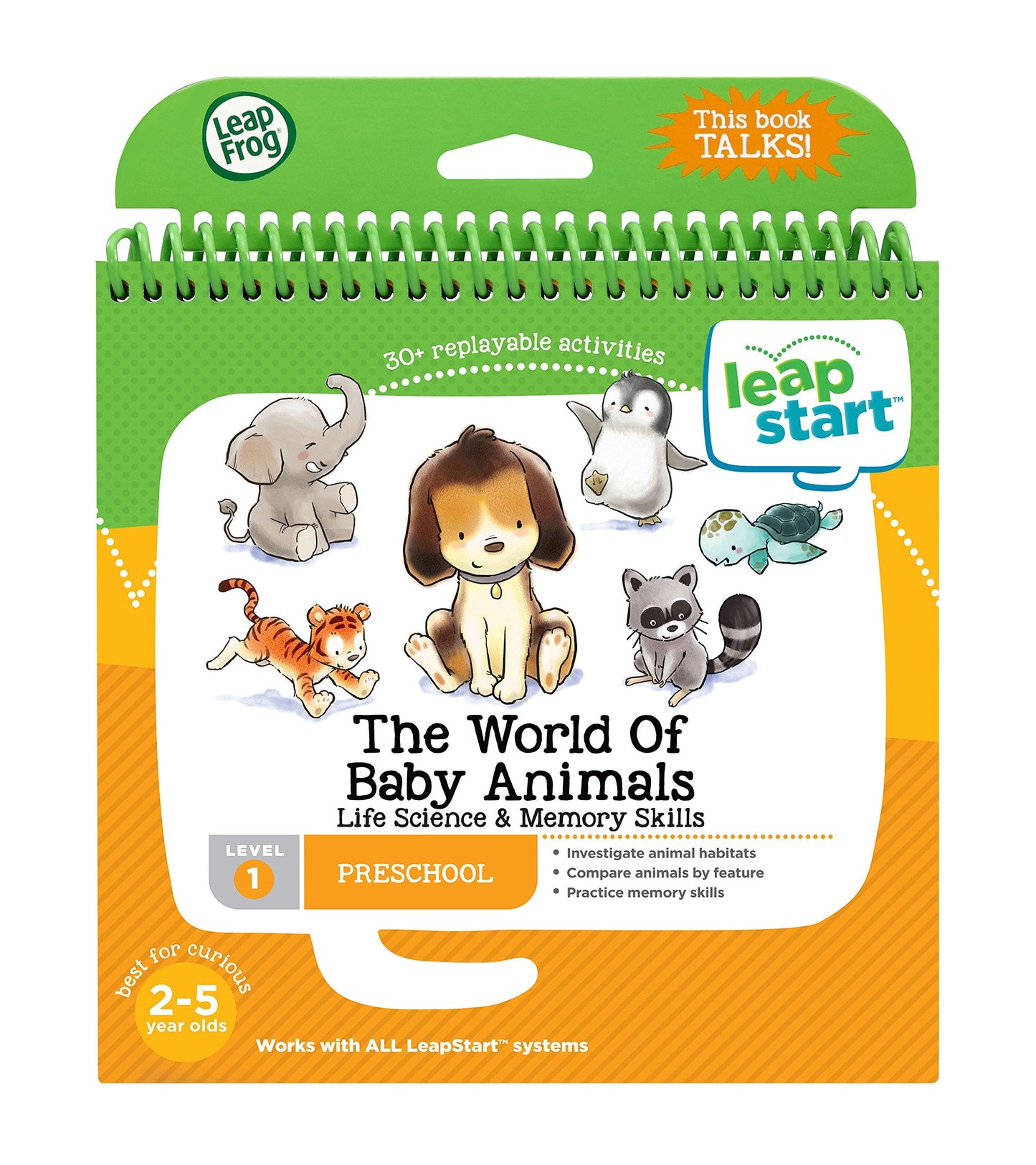 LeapFrog LeapStart The World of Baby Animals Book – Interactive Learning for Kids