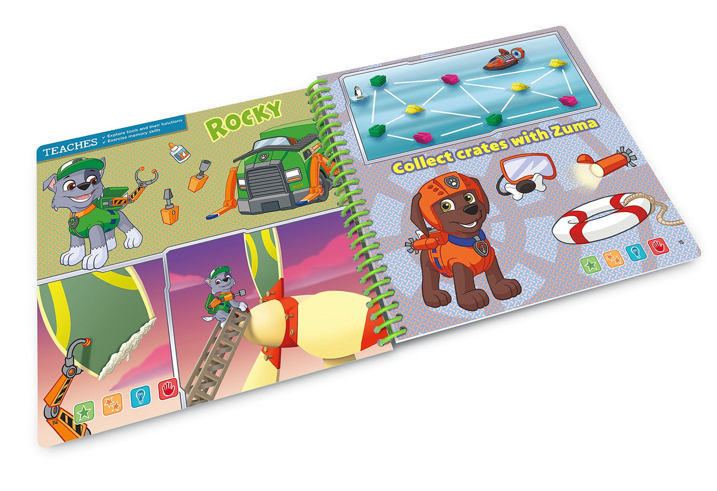 LeapFrog LeapStart 3D Around Town with PAW Patrol Book, Level 2