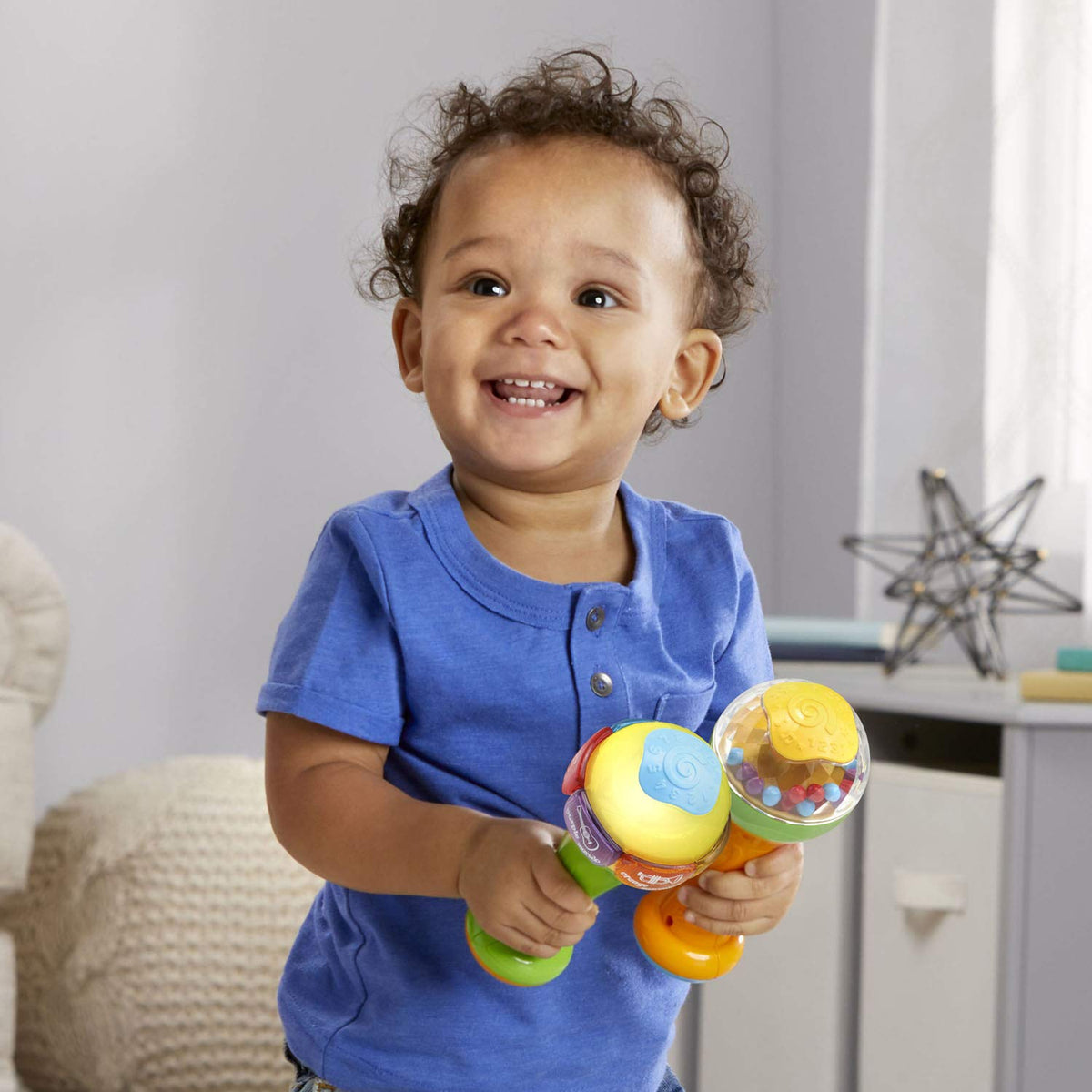 LeapFrog Learn and Groove Shakin' Colors Maracas – Bilingual Baby Musical Toy