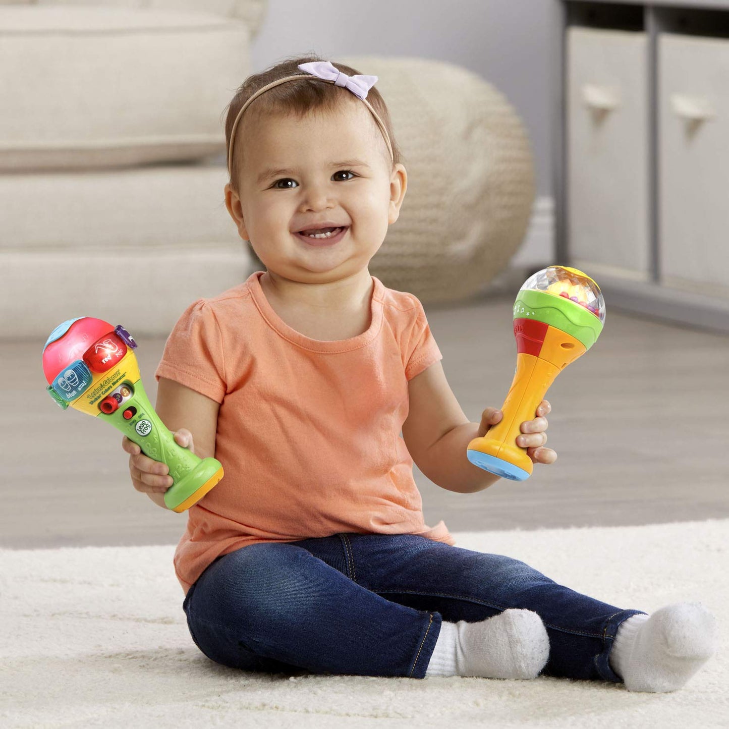 LeapFrog Learn and Groove Shakin' Colors Maracas – Bilingual Baby Musical Toy