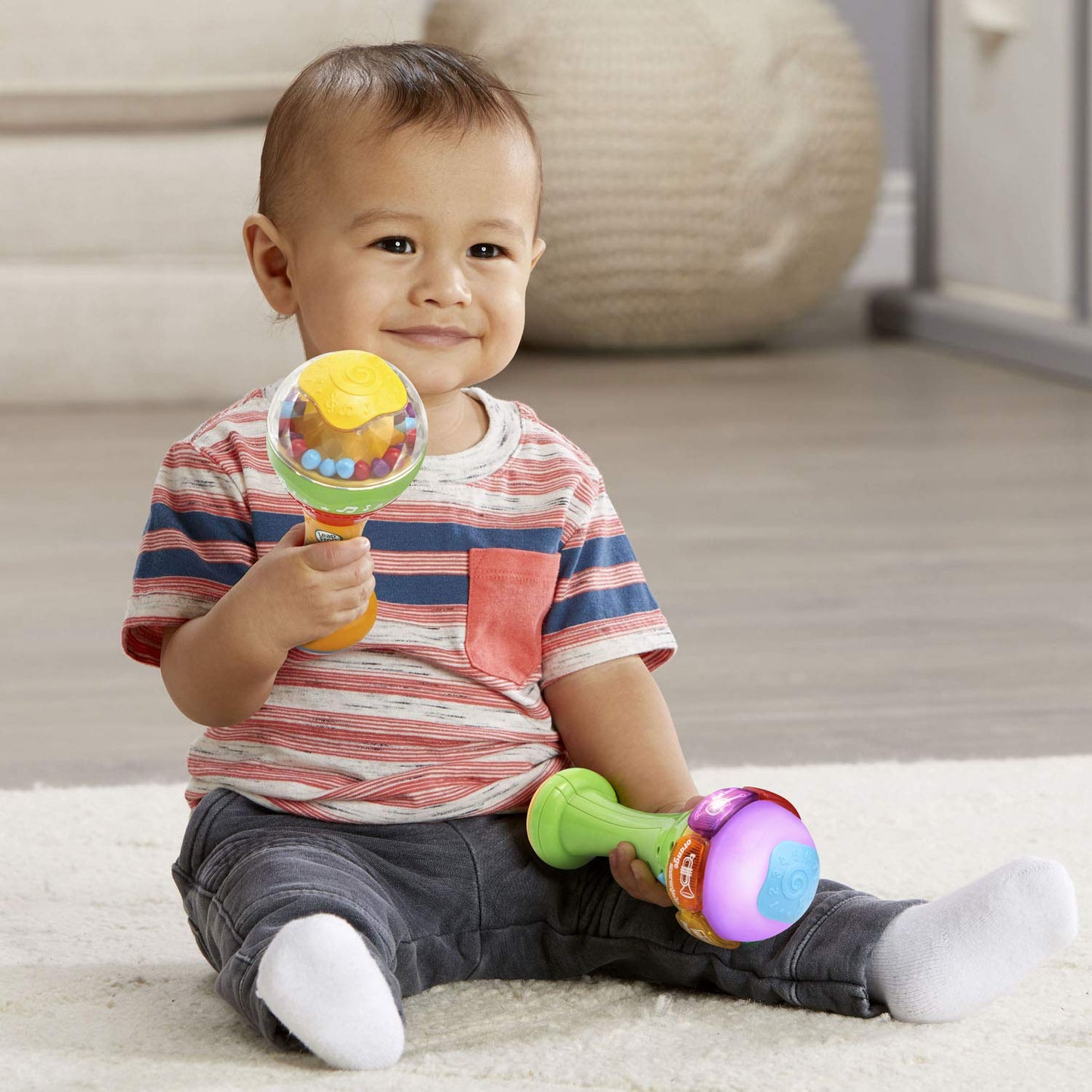 LeapFrog Learn and Groove Shakin' Colors Maracas – Bilingual Baby Musical Toy