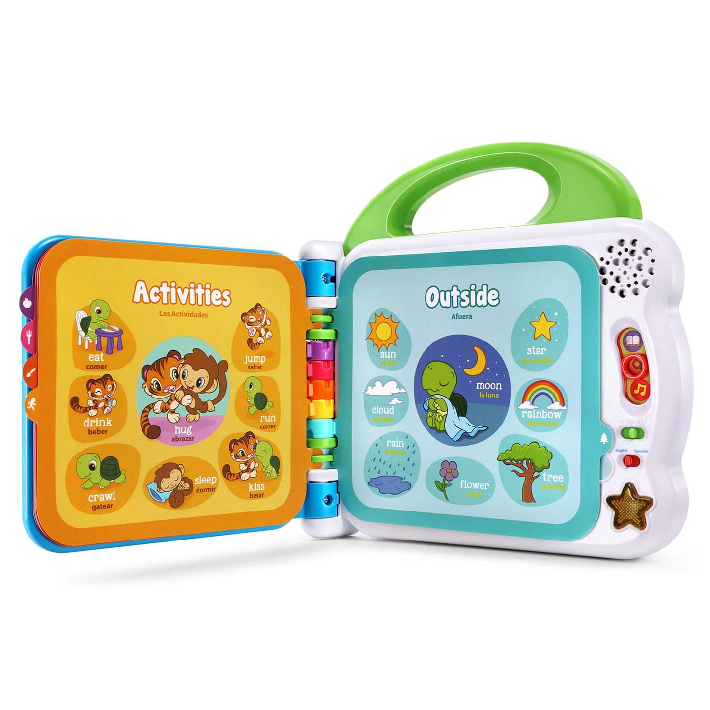 LeapFrog Learning Friends 100 Words Book (Frustration Free Packaging) – Green, Bilingual Learning Toy