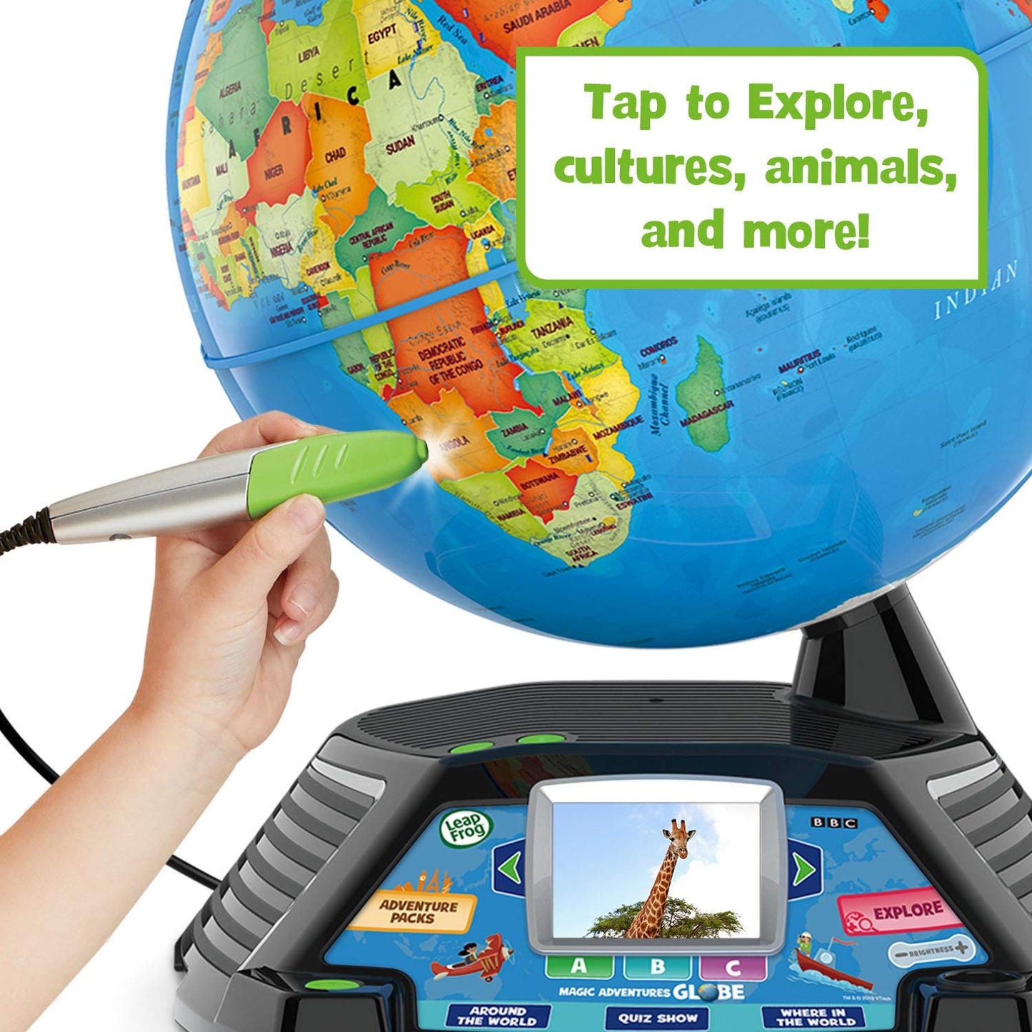 LeapFrog Magic Adventures Globe – Frustration Free Packaging
