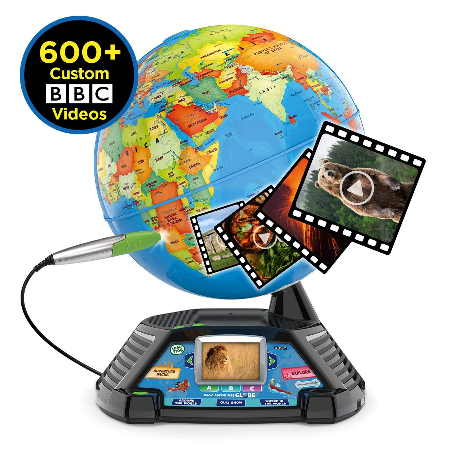 LeapFrog Magic Adventures Globe – Frustration Free Packaging