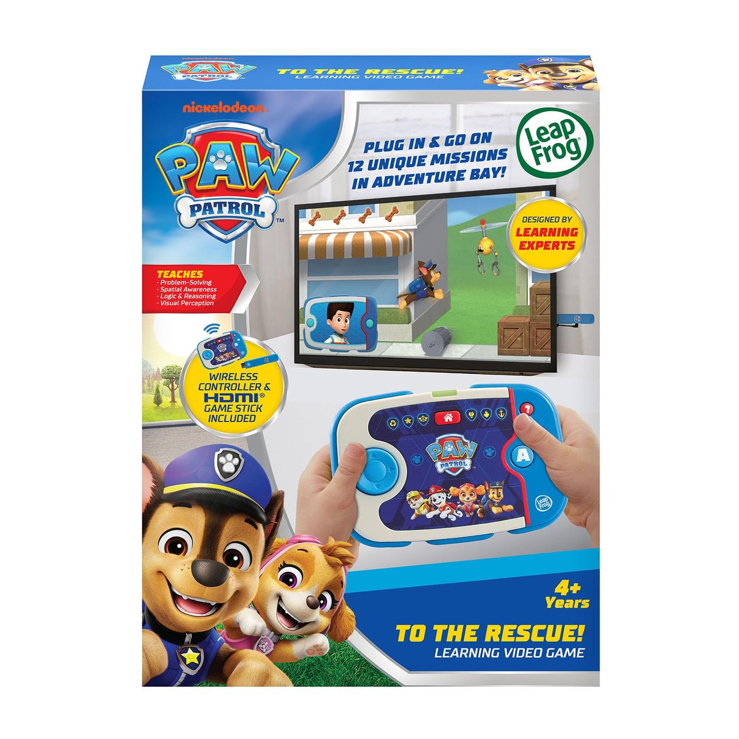 LeapFrog PAW Patrol: To The Rescue! Learning Video Game | 4+ | Offline Play