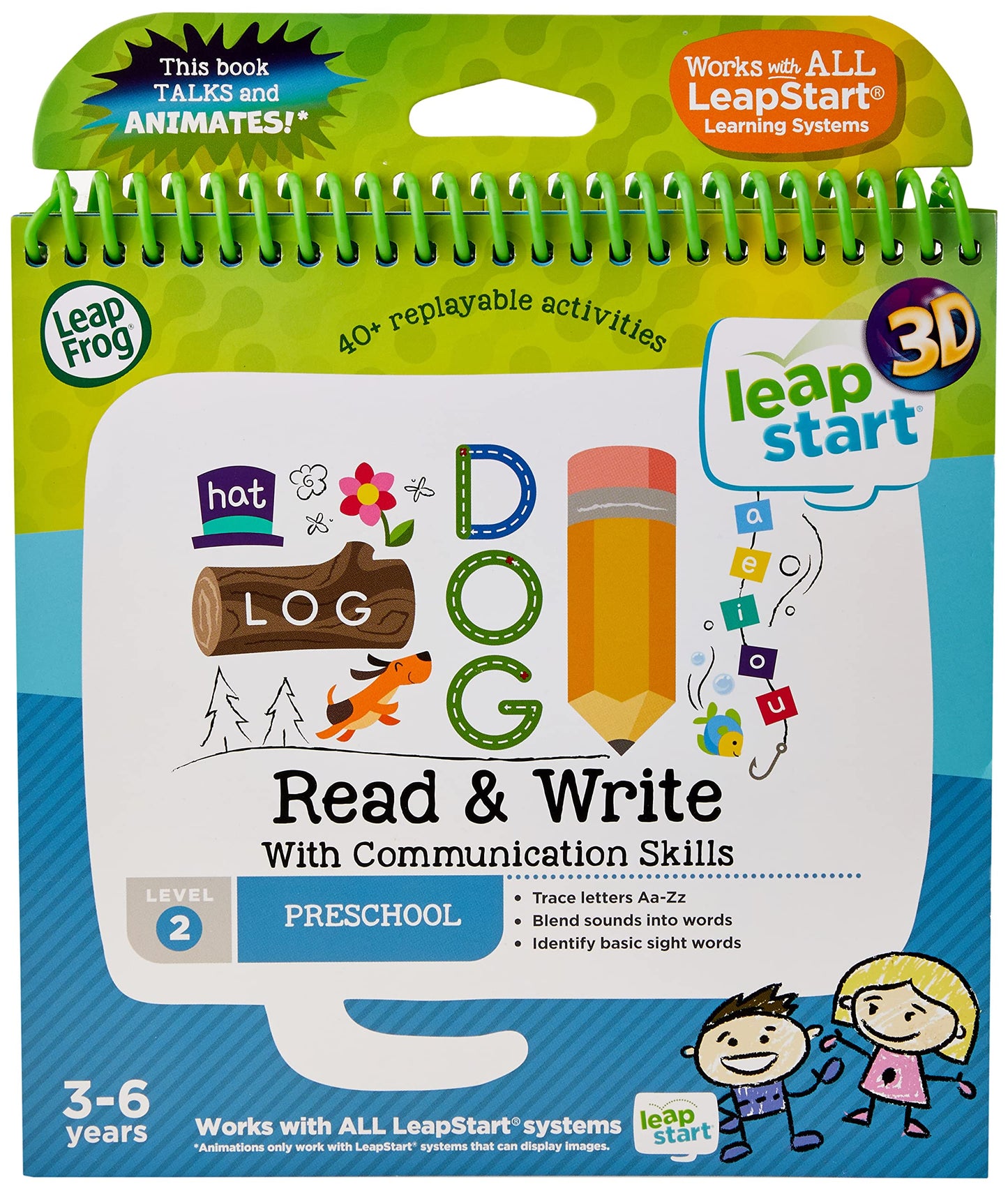 LeapFrog Read & Write 3D Activity Book for LeapStart – 2-5 Years | Multicolour