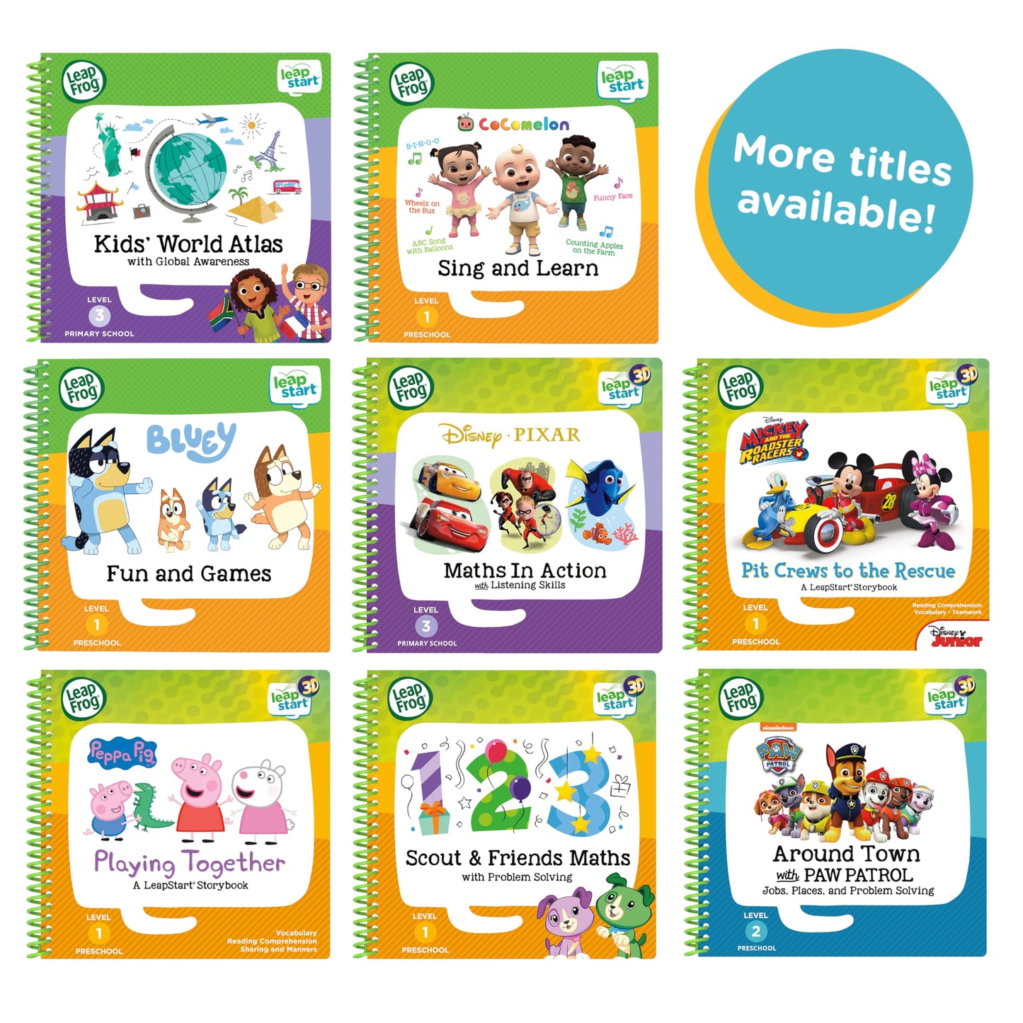 LeapFrog Read & Write 3D Activity Book for LeapStart – 2-5 Years | Multicolour
