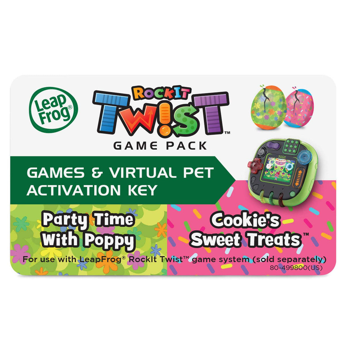 LeapFrog RockIt Twist Dual Game Pack: Trolls Party Time With Poppy & Cookie's Sweet Treats